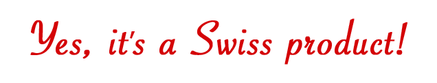 Yes it's a Swiss product!